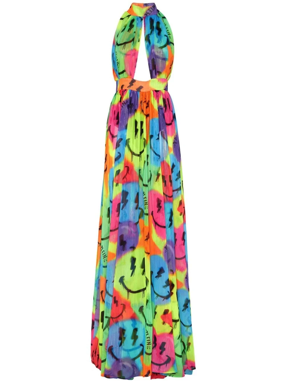 Smile chiffon maxi dress - 1
