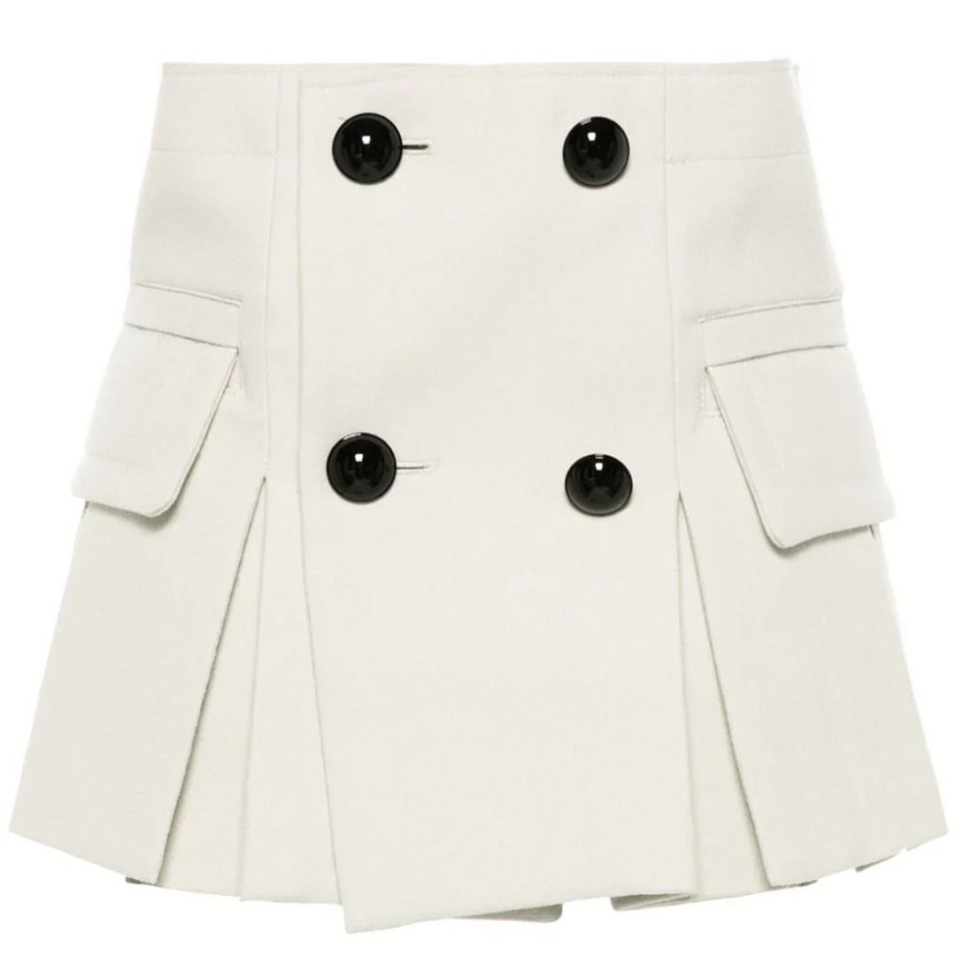 Wool Melton Shorts - 1