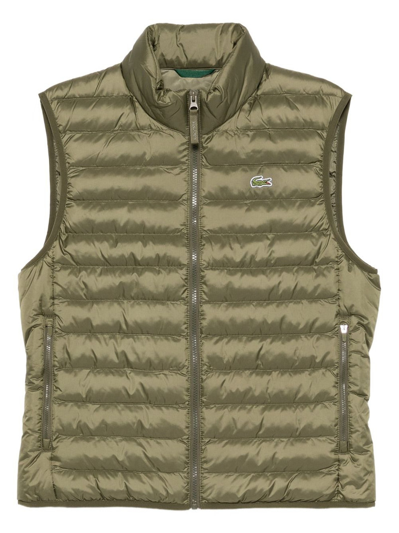 zip quilted gilet 1