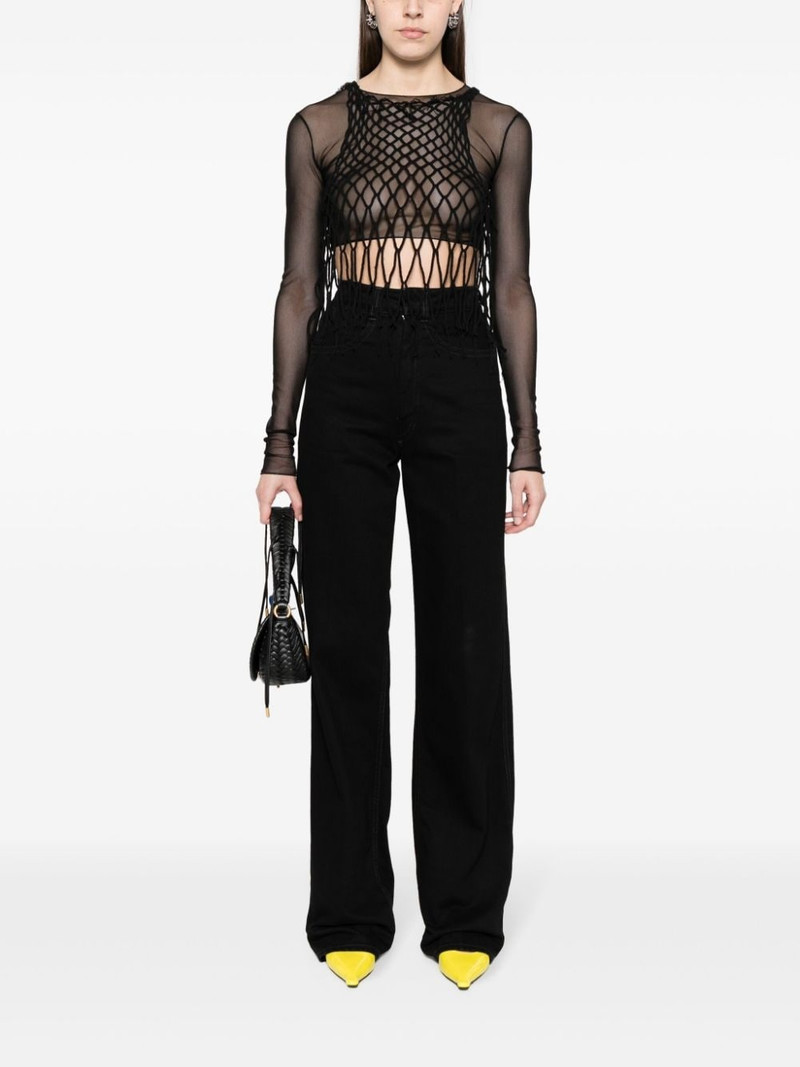 MM6 Maison Margiela mesh sleeveless tank top outlook