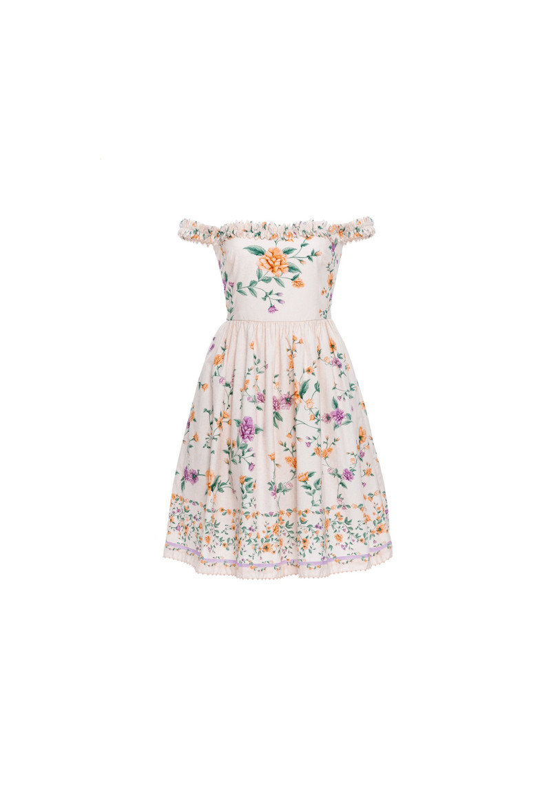 Achiote Chinesis Knee Dress 1