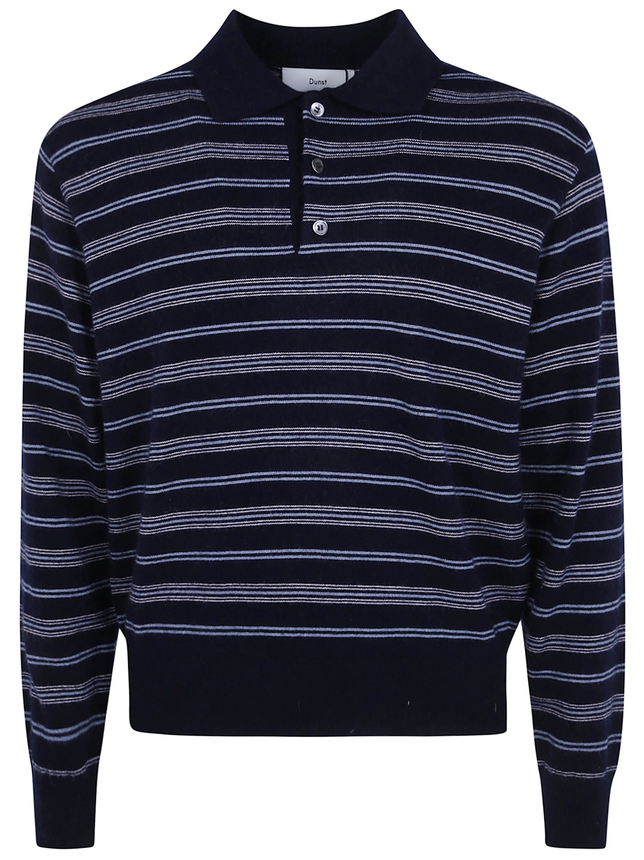 Striped Collared Sweater "Unisex Collared Striped Sweater" - 1
