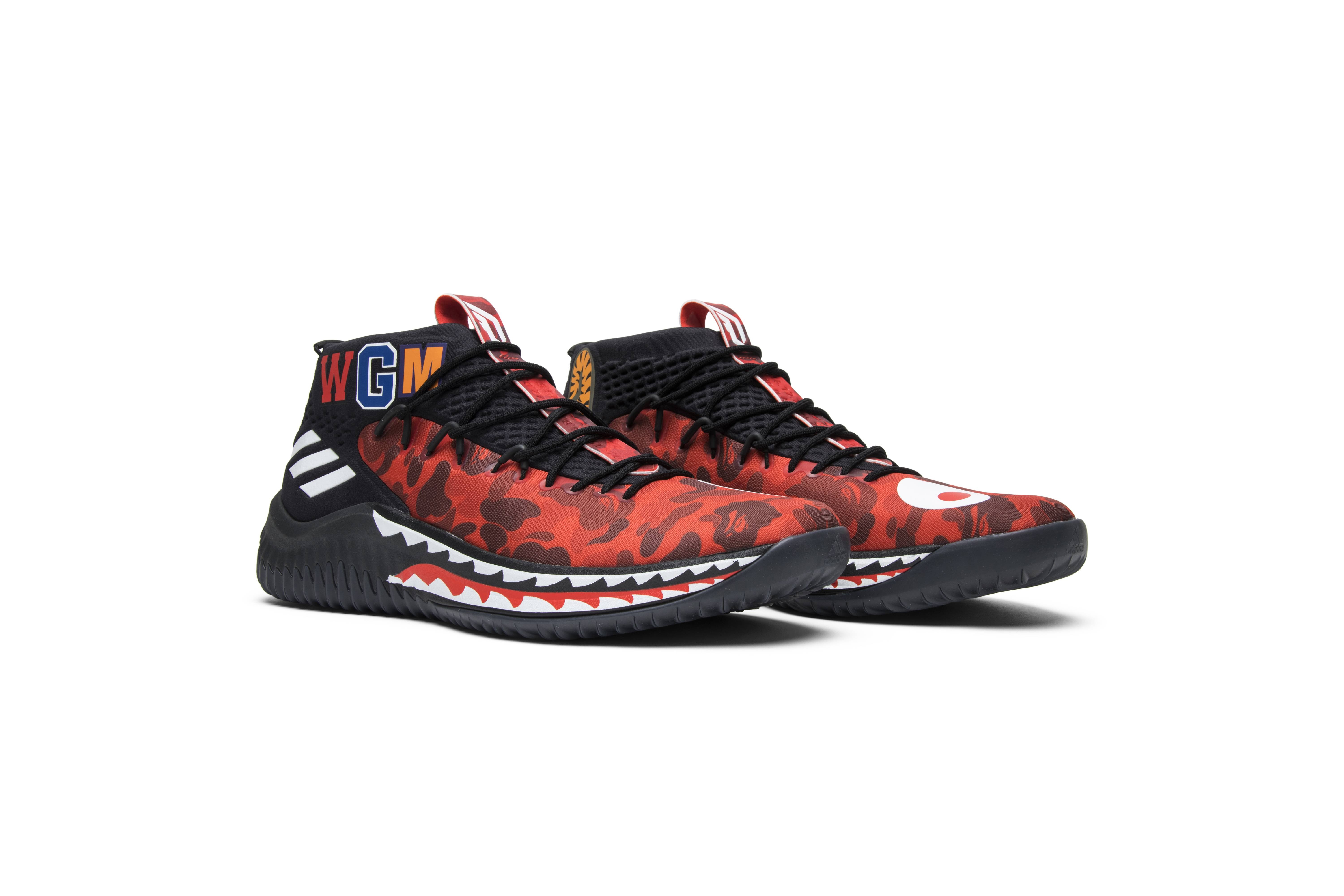A Bathing Ape x Dame 4 'Red Camo' - 8