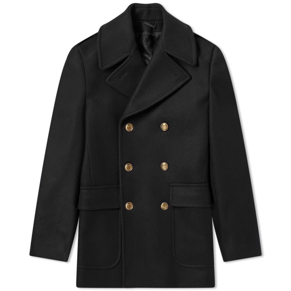 Givenchy Classic Wool Pea Coat - 1