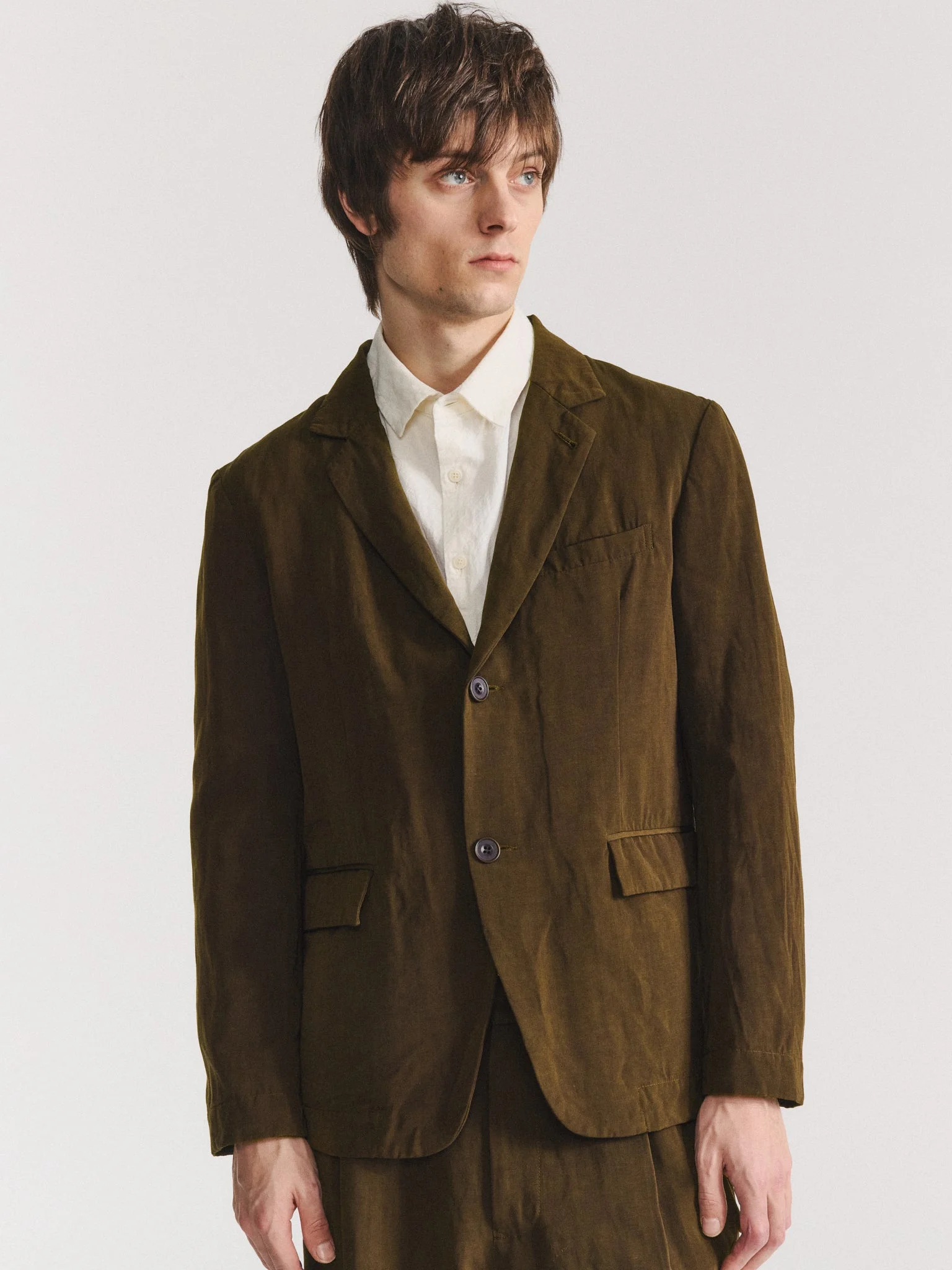 GUSTAV JACKET - DRY WOOL - KHAKI - 1