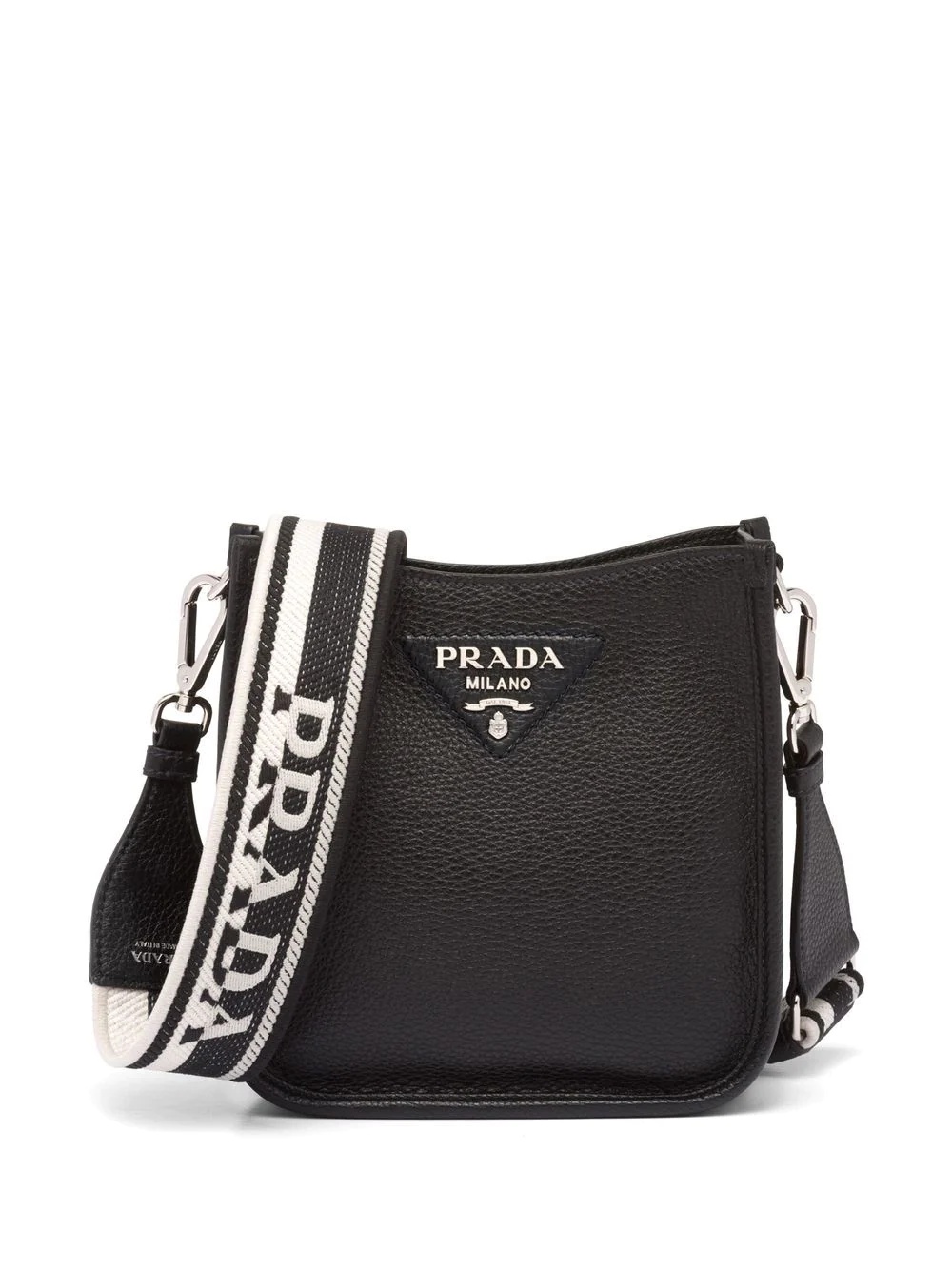 Prada mini logo-embellished shoulder bag farfetch REVERSIBLE