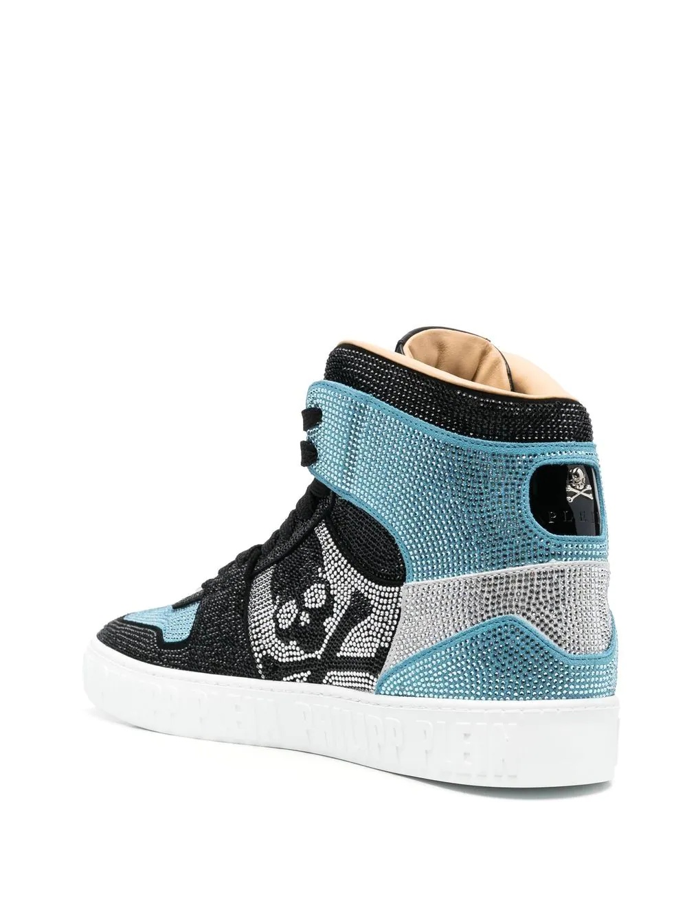 Strass high-top sneakers - 3