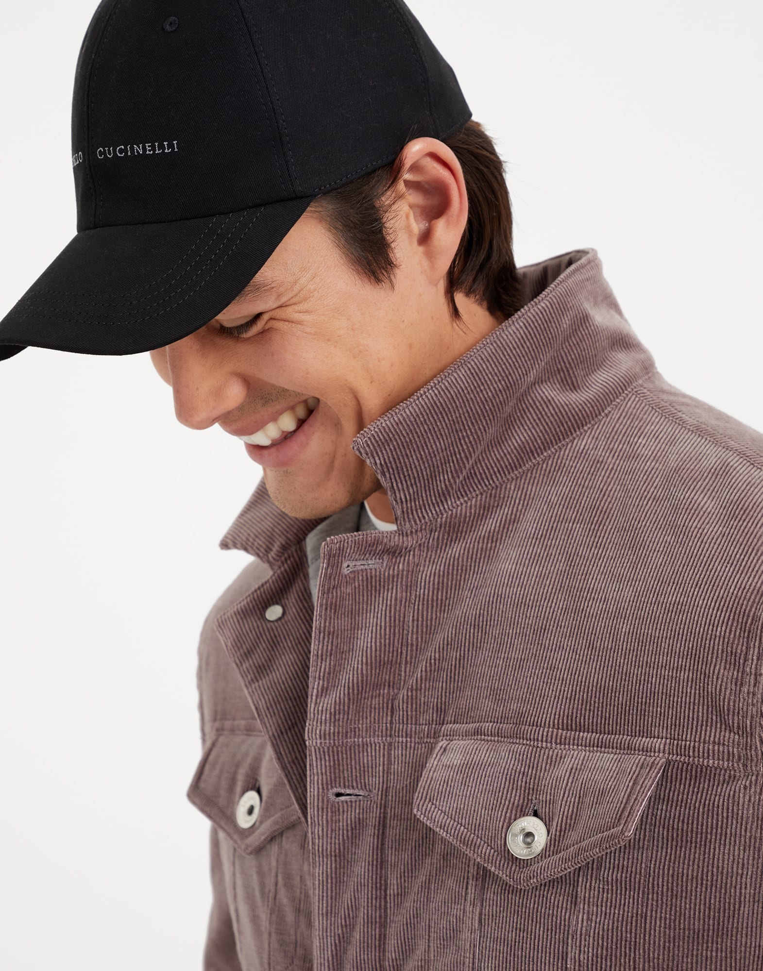 Baseball cap in twisted cotton gabardine with embroidery - 3
