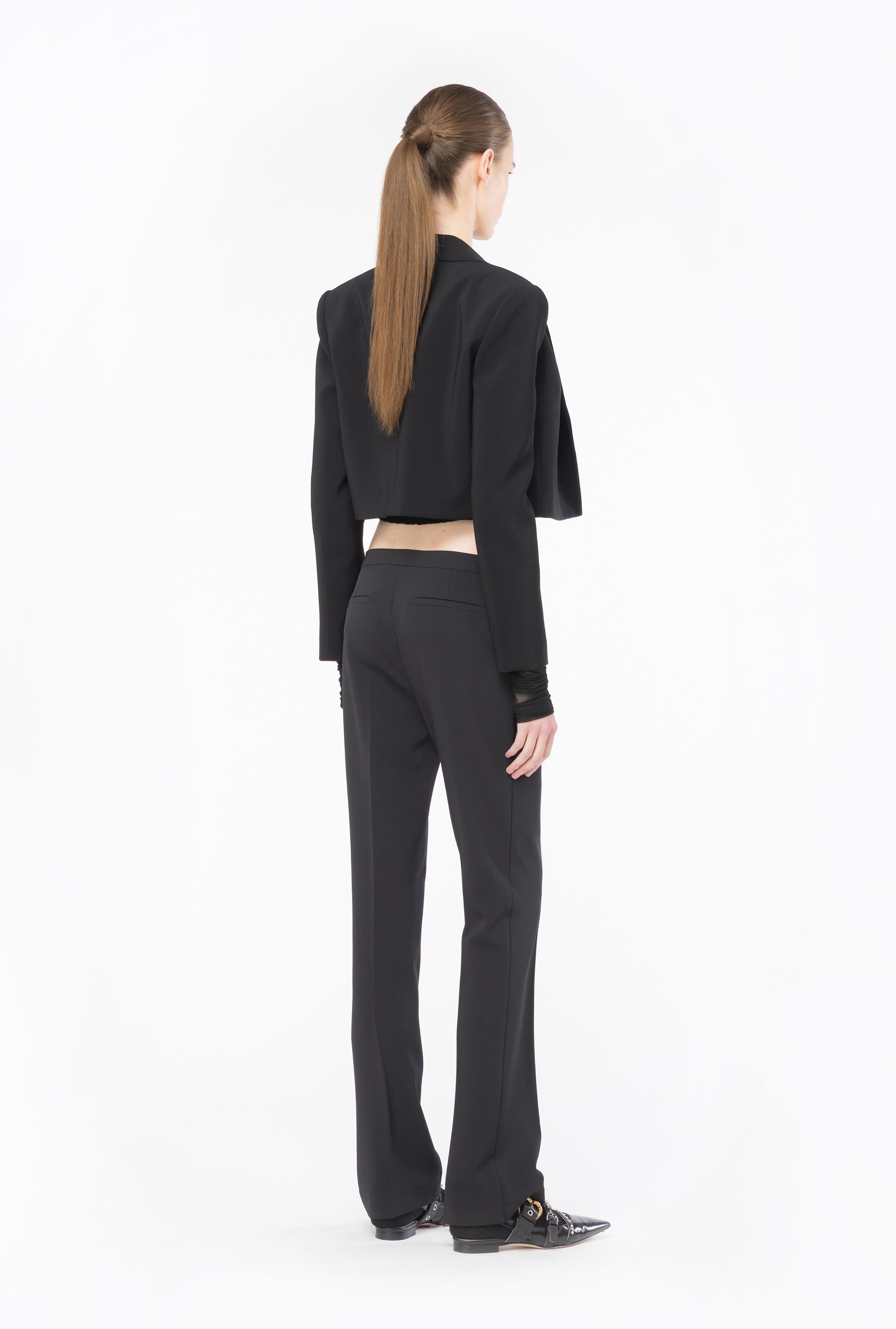 STRETCH CREPE SPENCER JACKET - 5
