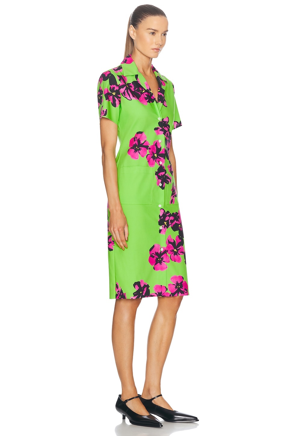 Midi Shirt Dress - 2