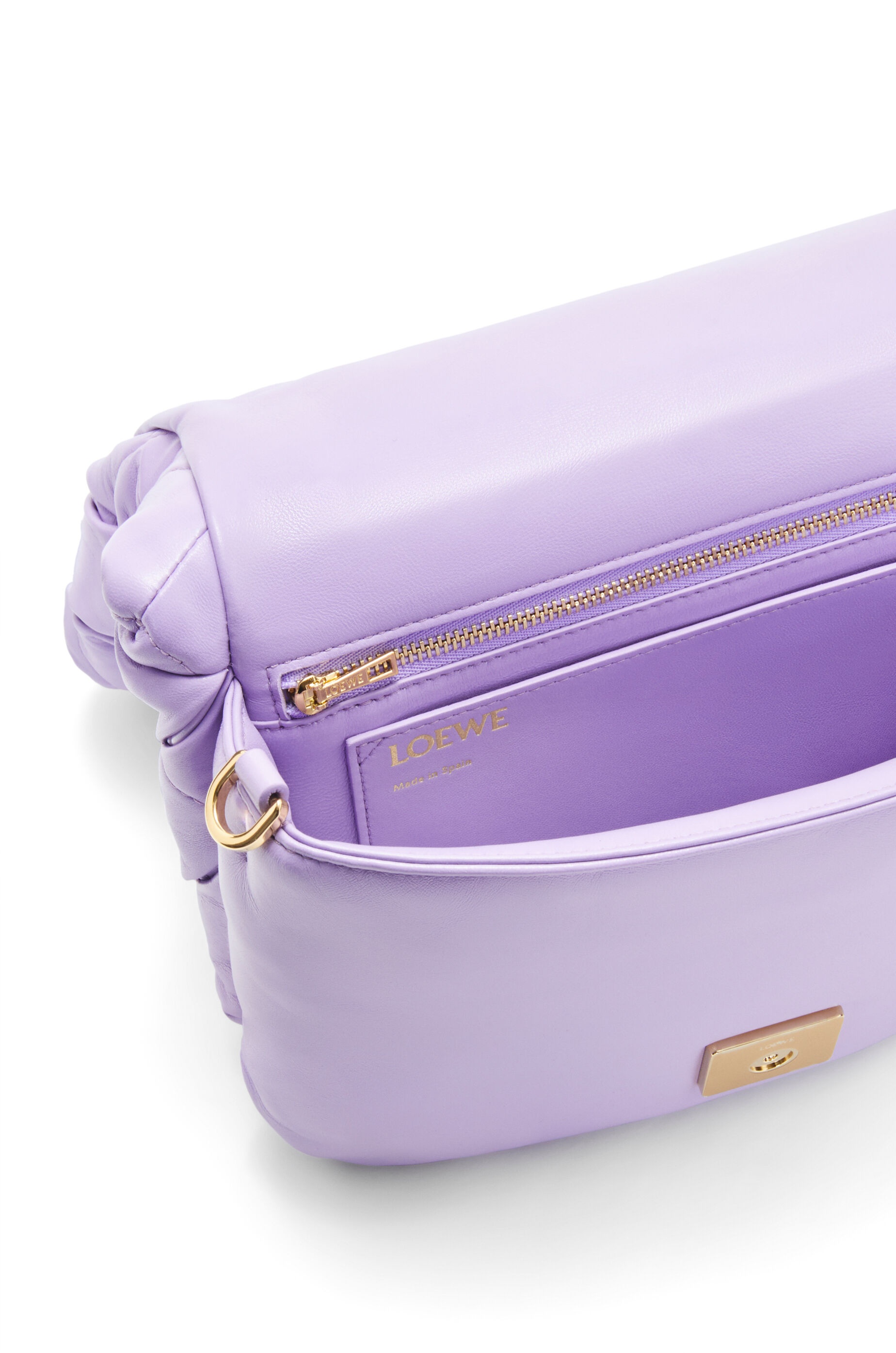 Puffer Goya in pleated shiny nappa lambskin - 8
