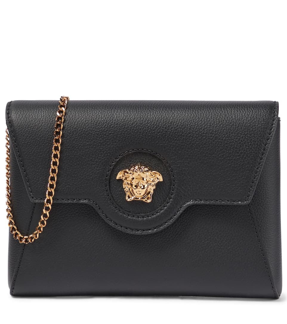 La Medusa leather wallet on chain - 1