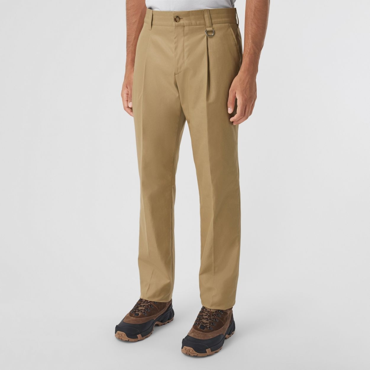 Cotton Gabardine Tailored Trousers - 5