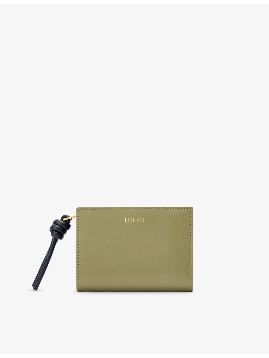 Knot Compact Leather Wallet - 1