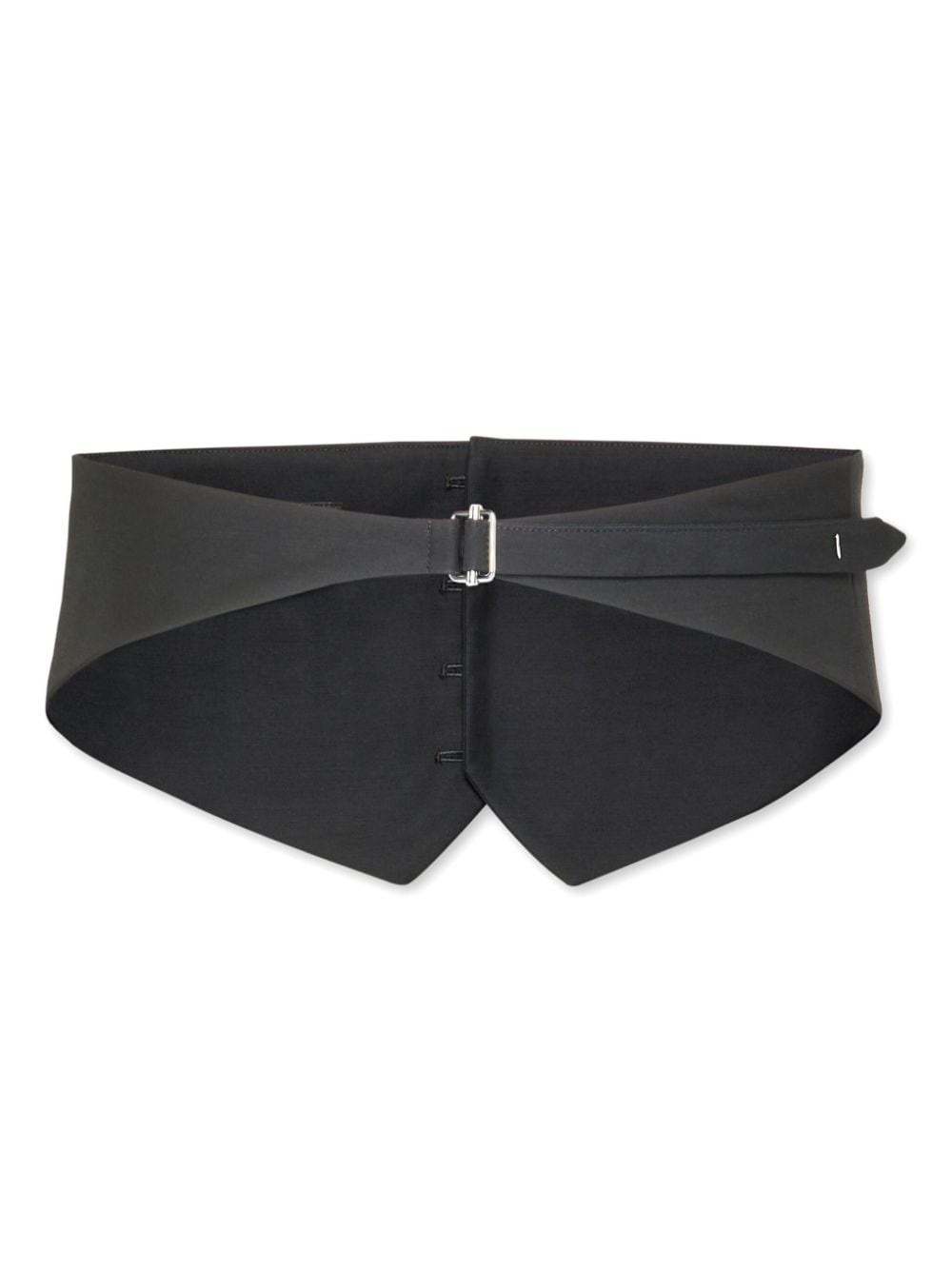button-front cummerbund - 2