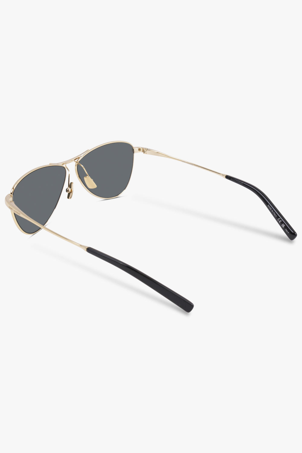 SL 831 ANGLED AVIATOR SUNGLASSES | BLACK/GOLD - 3