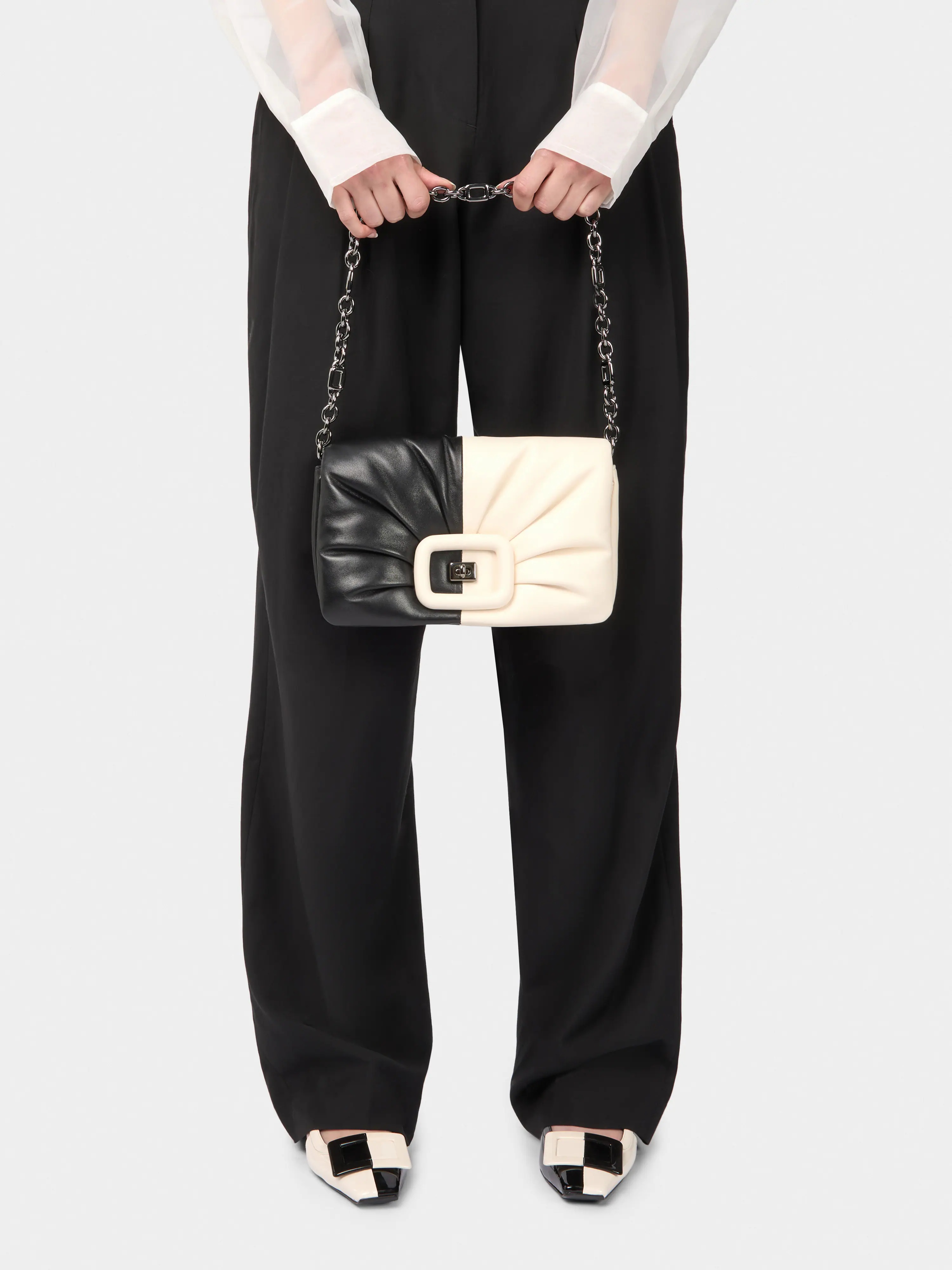 Viv' Choc Bag in leather - 9