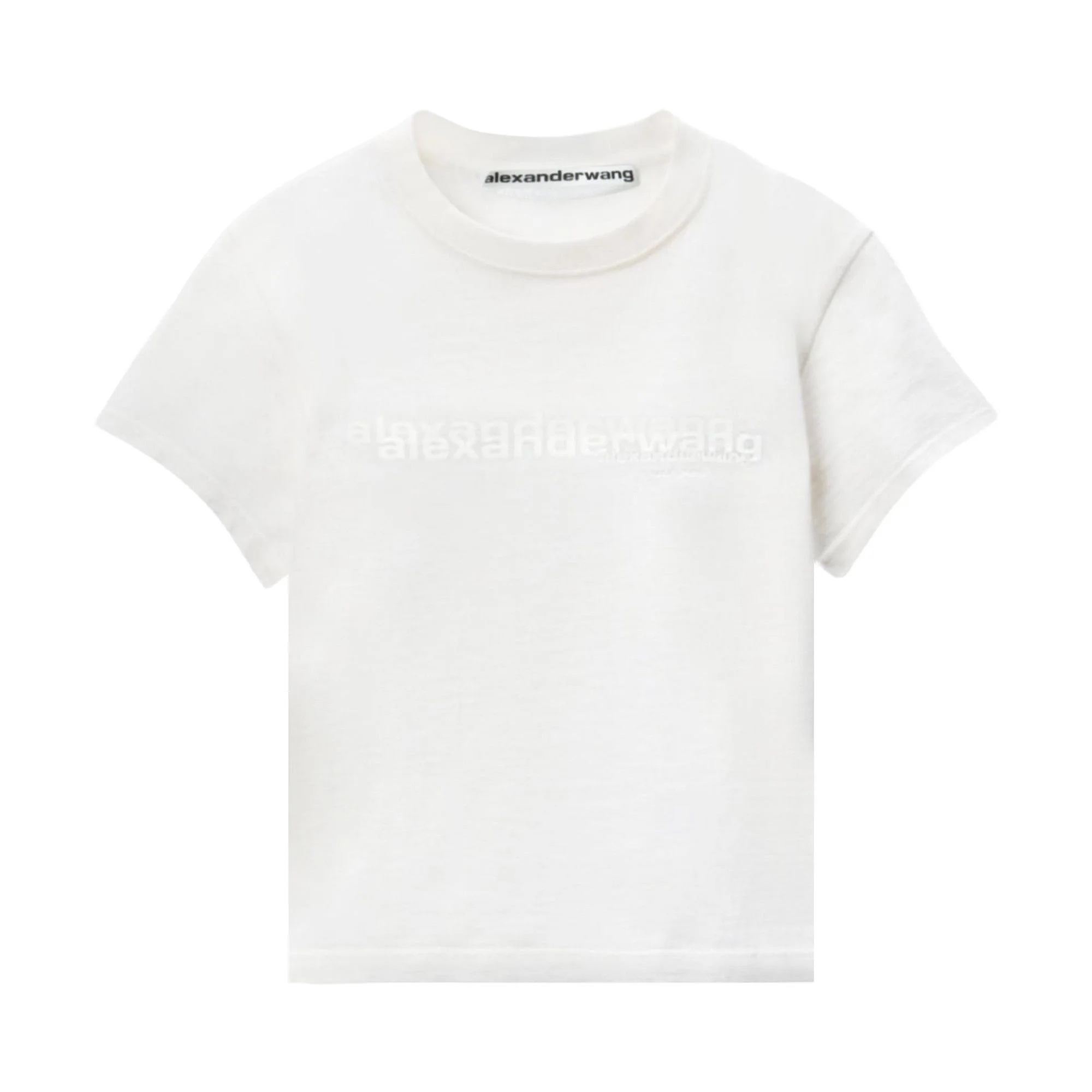 Alexander Wang Shrunken Tee 'Vintage White' - 1