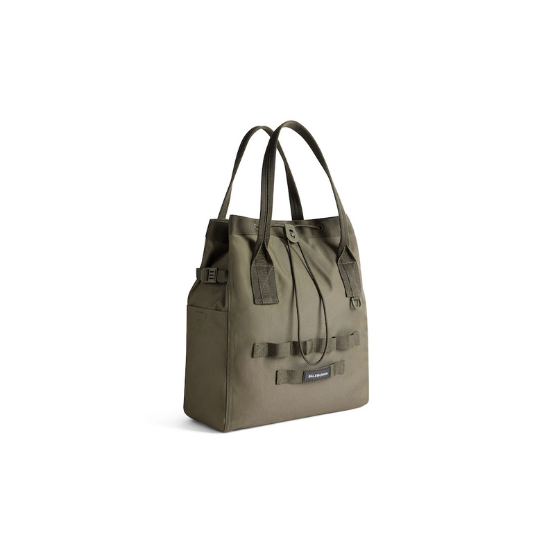 BALENCIAGA Men's Army Medium Tote Bag  in Dark Green outlook