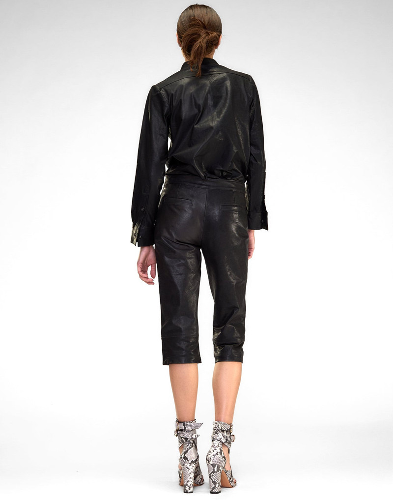 The London Leather Button Up Shirt 3