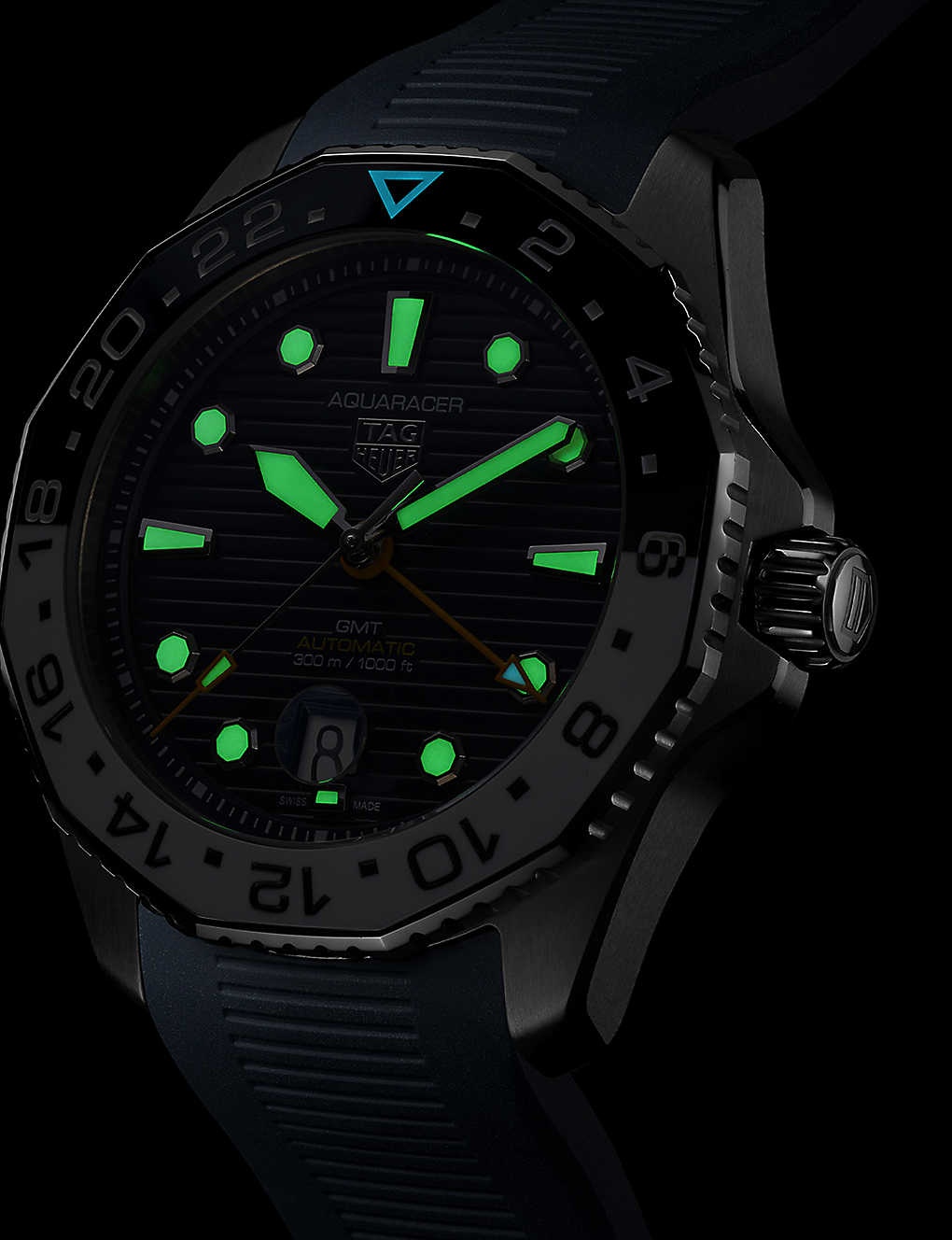 WBP2010.FT6198 Aquaracer stainless steel and rubber automatic watch - 7