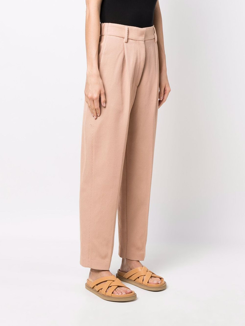 ribebd elasticated-waist tailored trousers 3