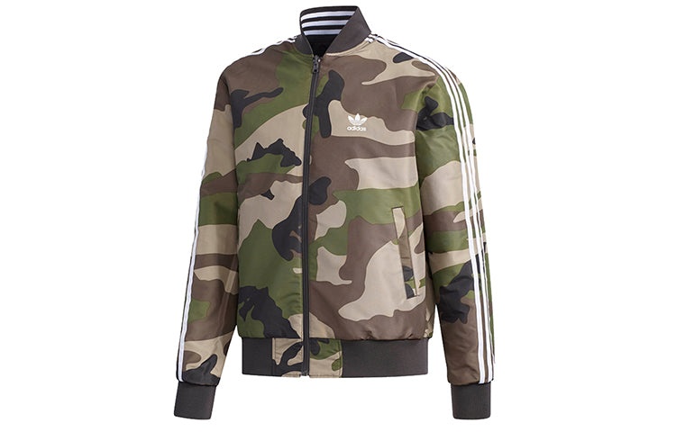 adidas originals REV Jacket Camouflage reversible Sports Black DX4219 - 1