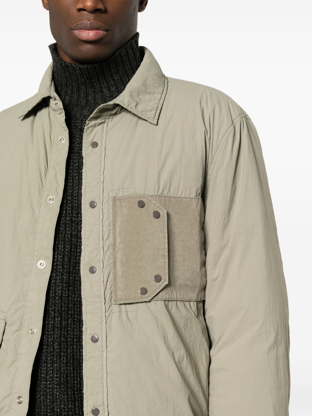 padded shirt jacket - 5