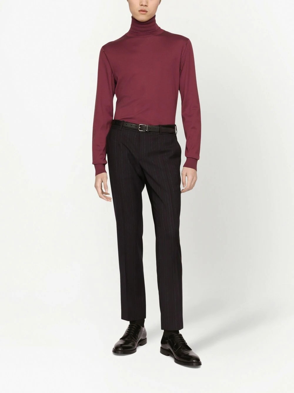 tailored pinstripe trousers - 3