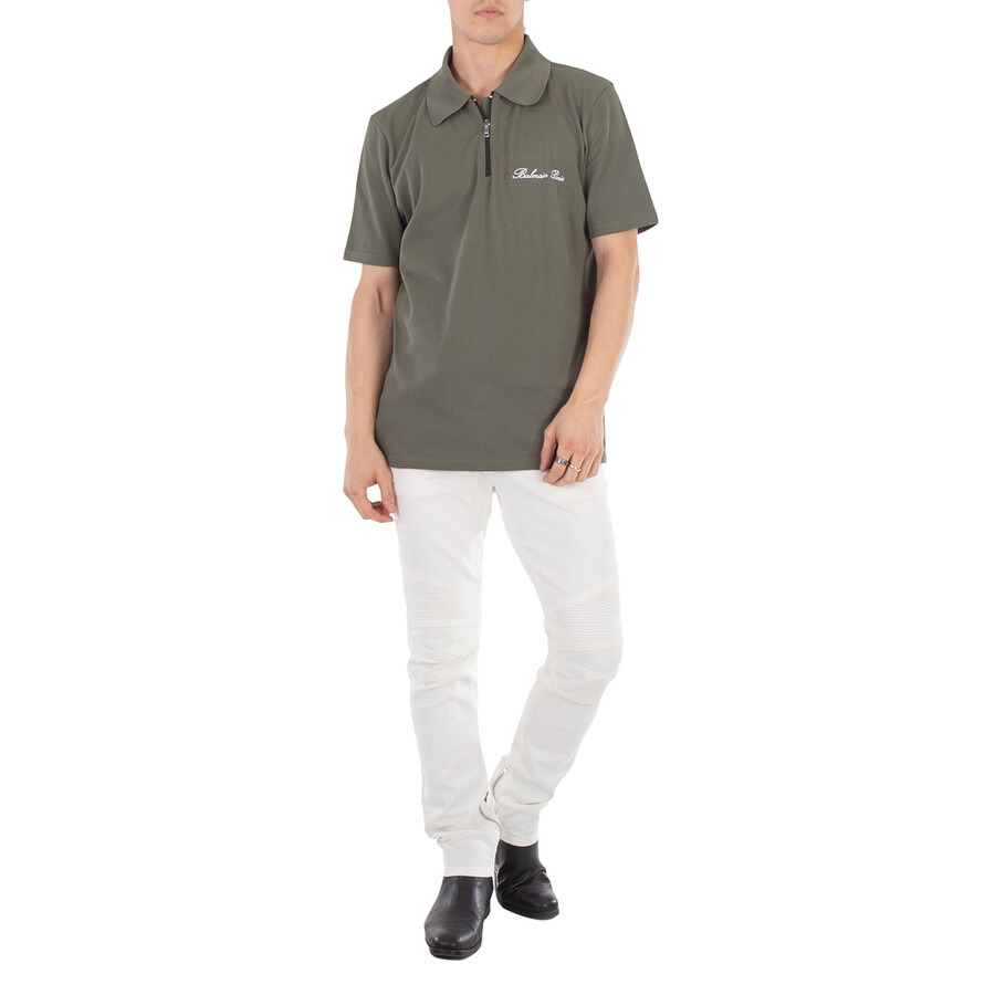 Balmain Logo-Embroidered Cotton Polo Shirt - 5