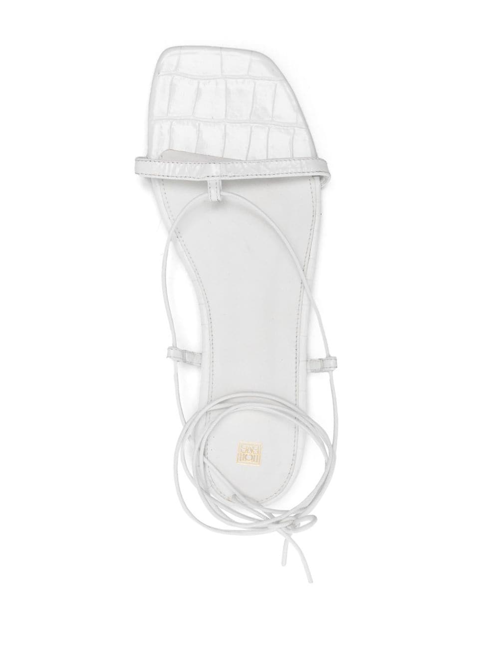 The Tie leather sandals - 4