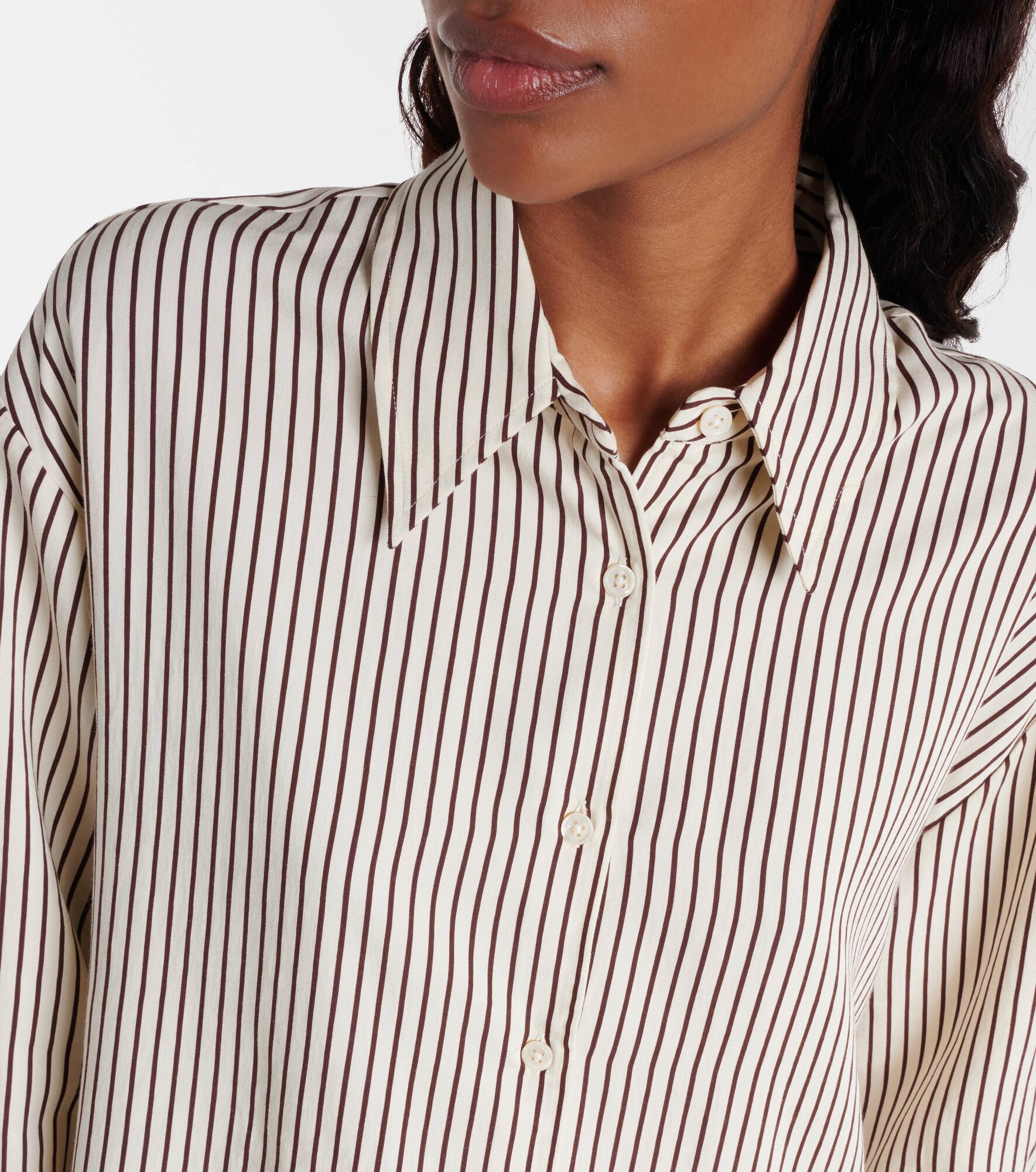 Peri striped satin shirt - 4