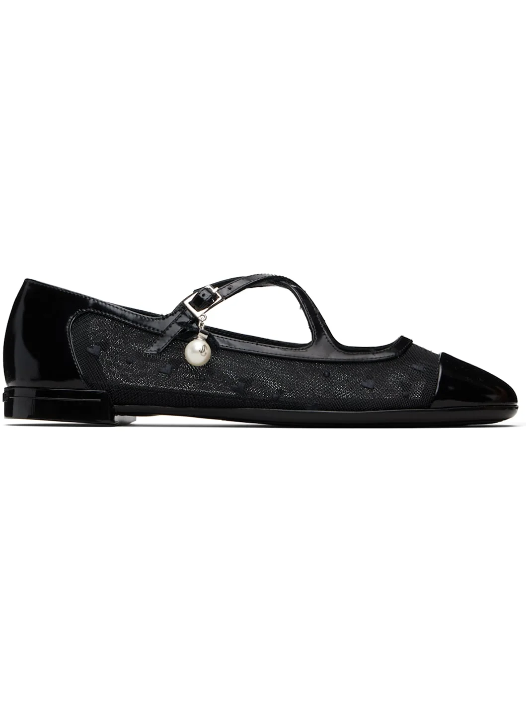 Black Eleri Ballerina Flats - 1
