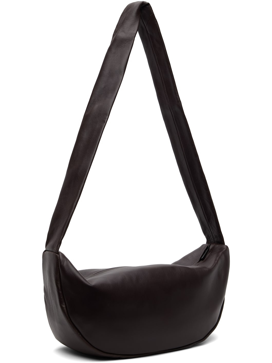 Brown Soft Crescent Bag - 3