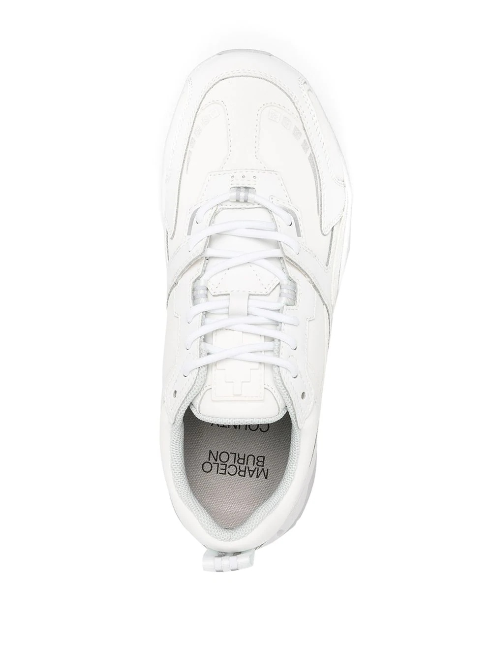 tonal panel chunky sneakers - 4