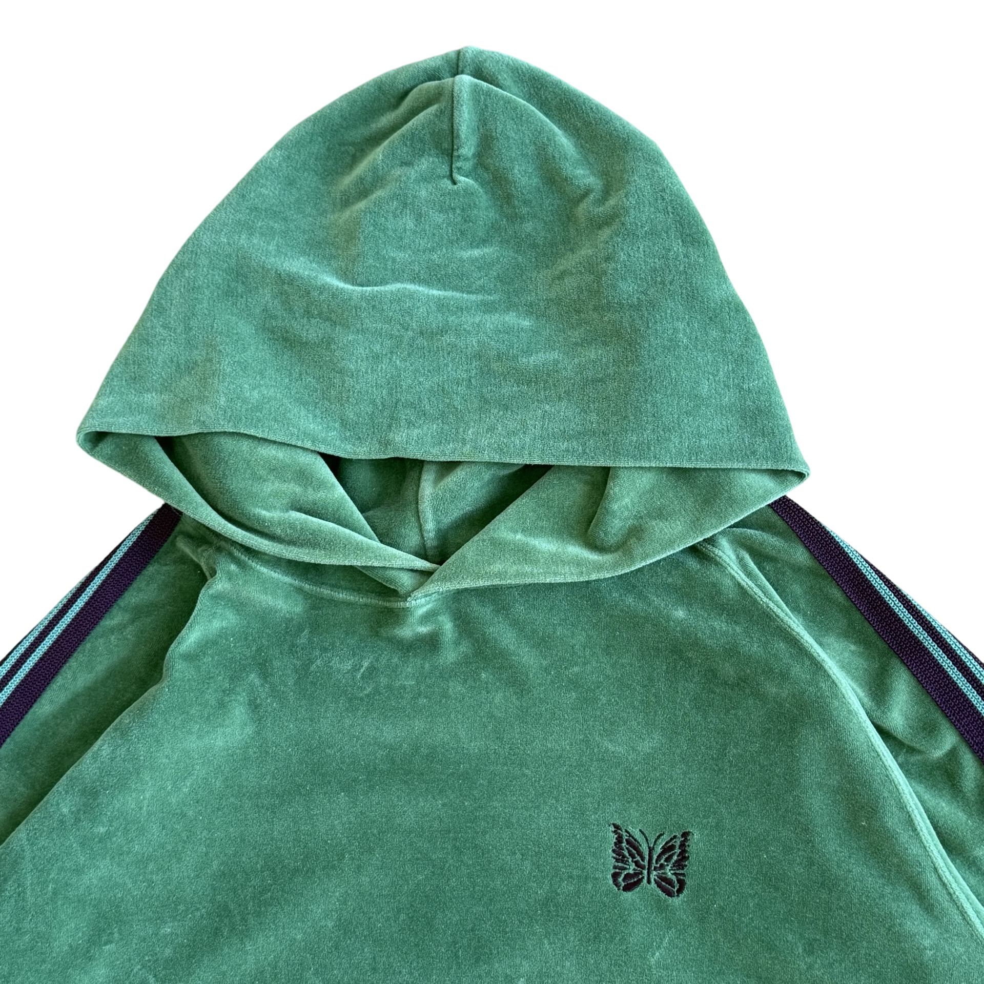 Final Blow - Needles Velour Hoodie Sz XL - 4