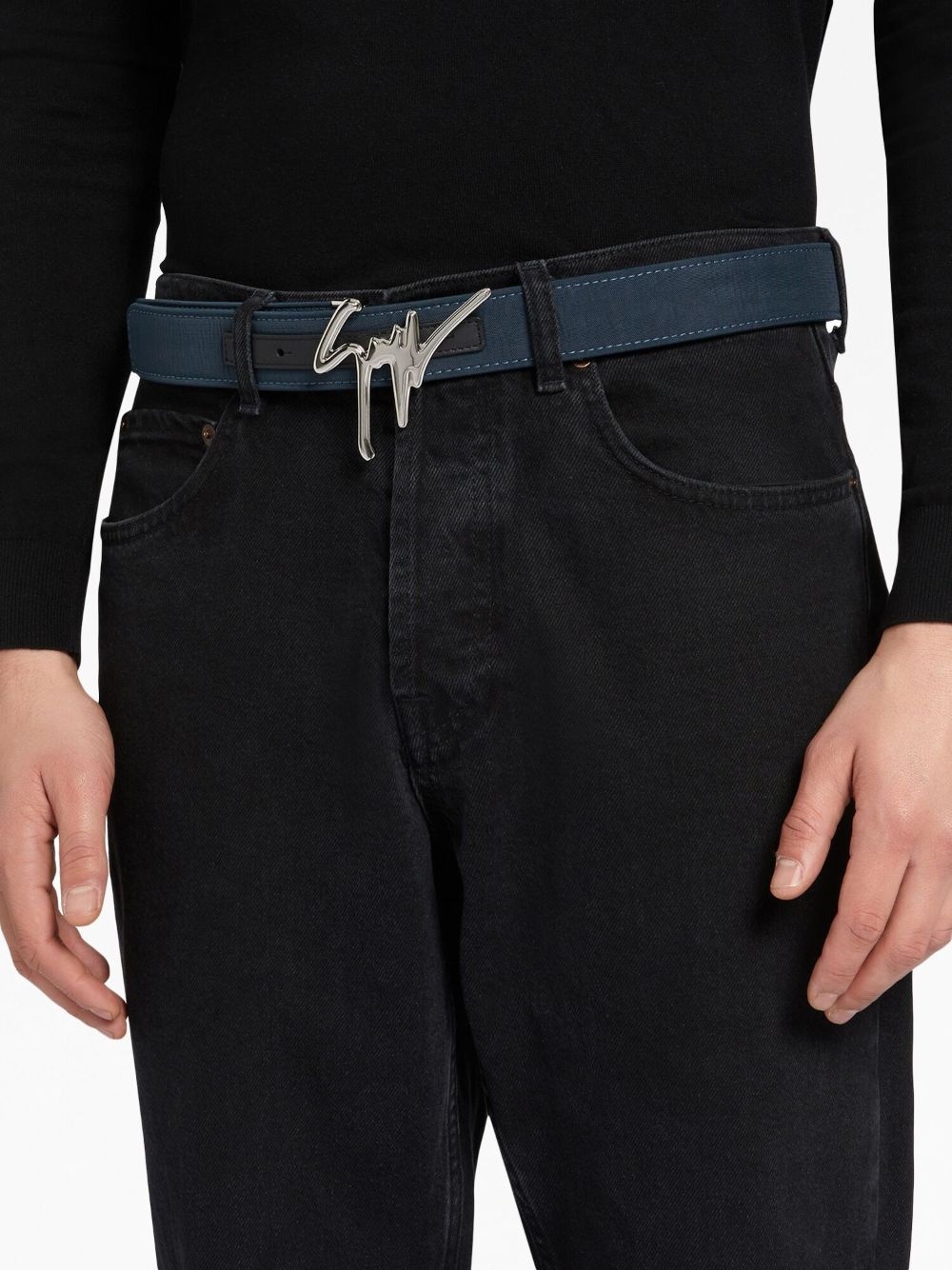 Giuseppe logo-lettering belt - 3