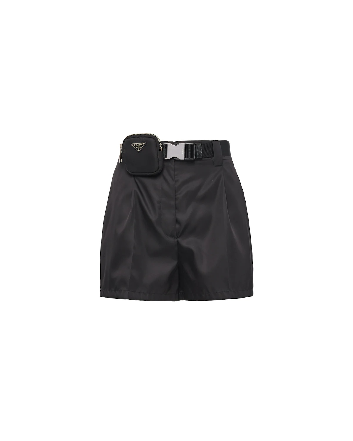 Re-Nylon gabardine shorts - 1