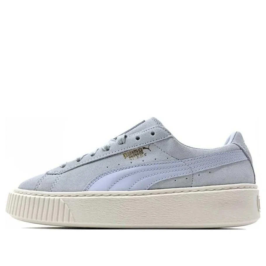 (WMNS) PUMA Suede Platform 'Blue' 363559-04 - 1
