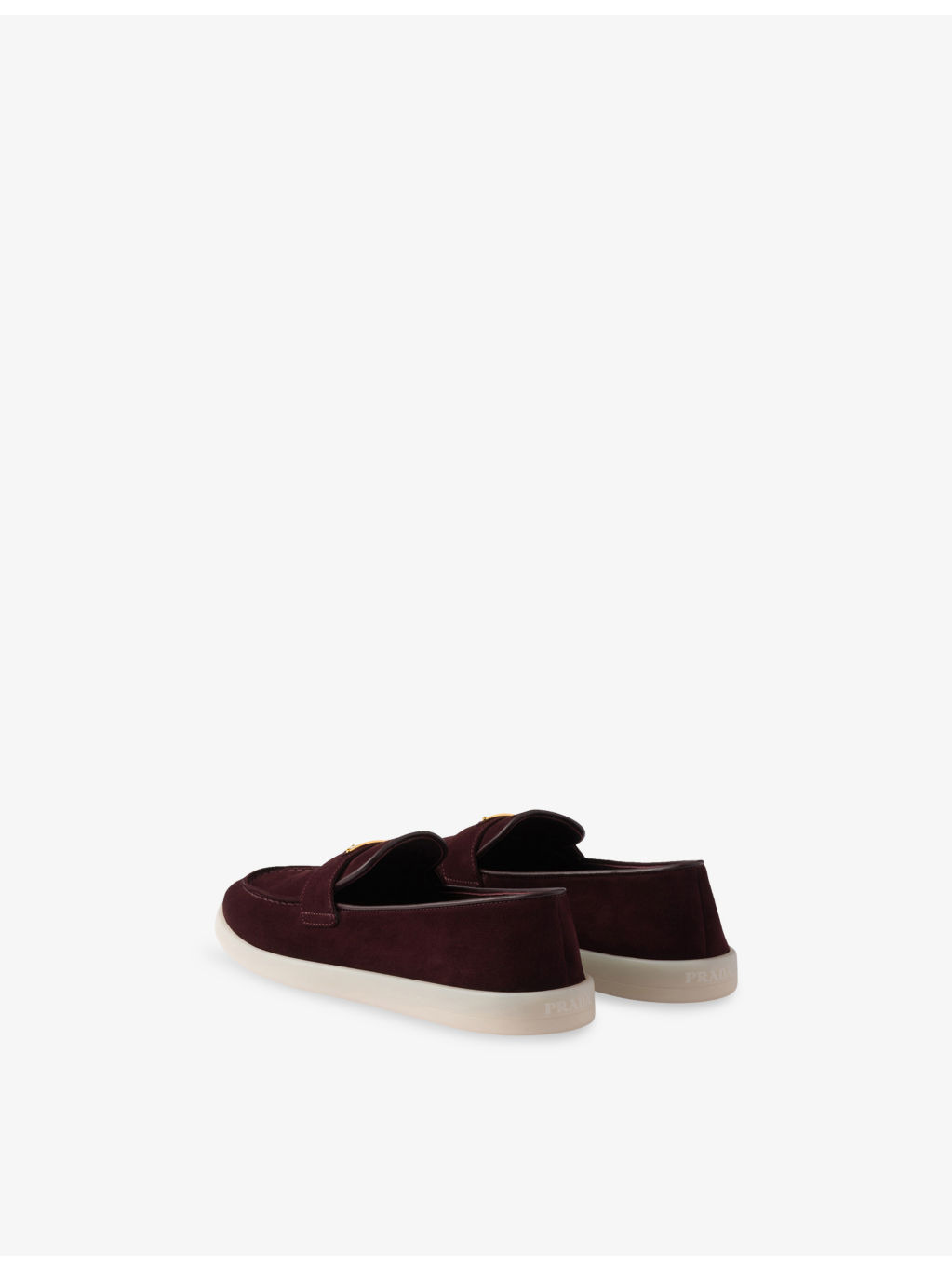 Logo-embellished suede loafers - 4