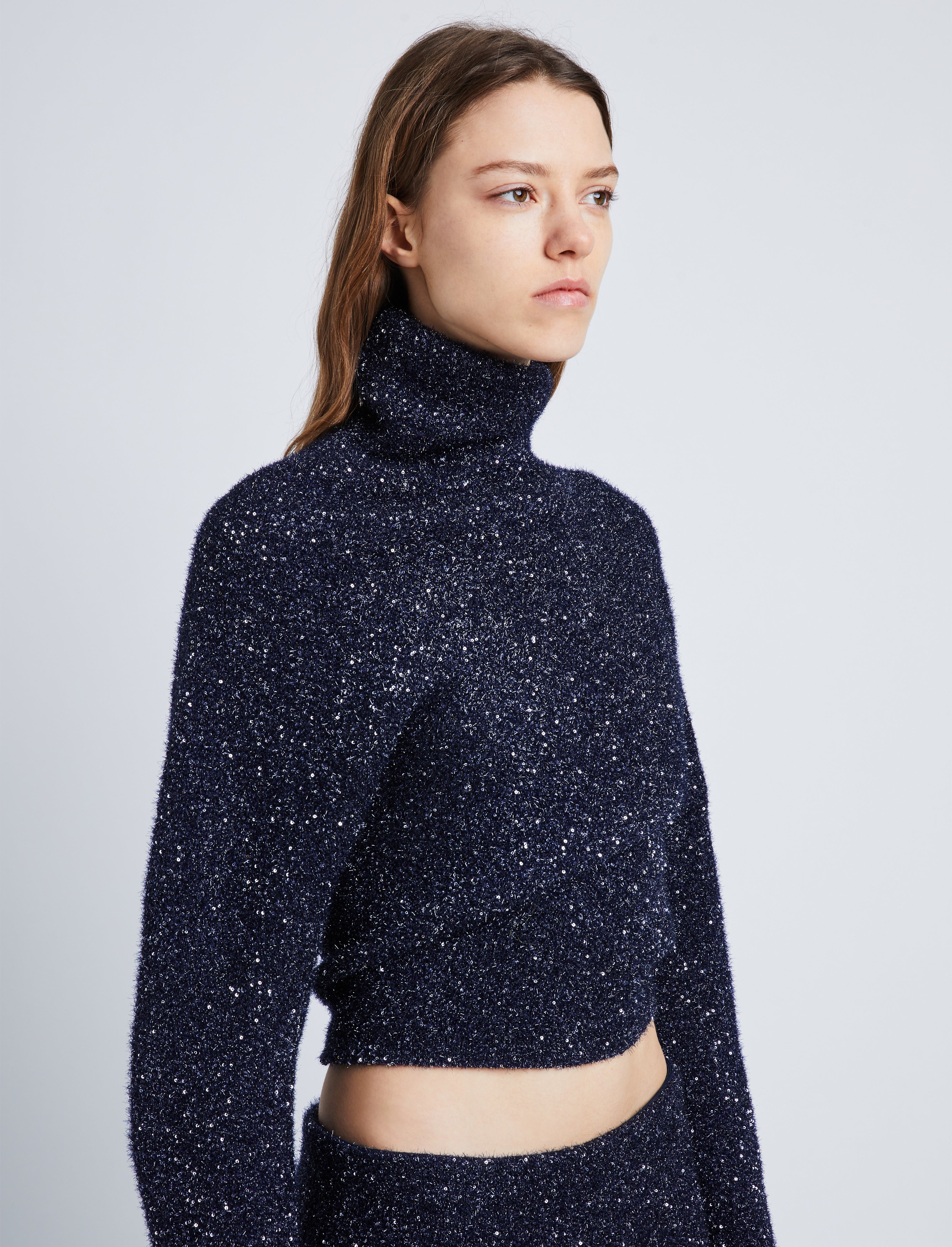 Technical Sequin Sweater - 6