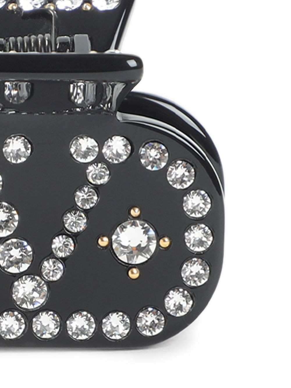 embellished-logo hair clip - 3