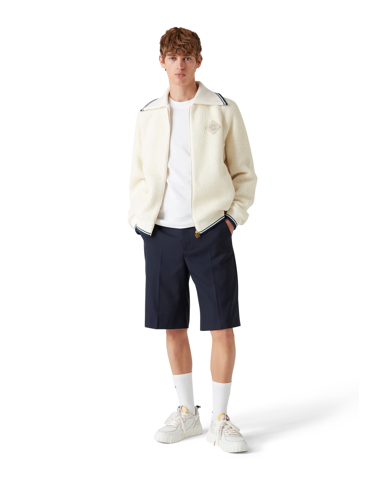 Cashmere Zip Jumper | Casablanca Paris - 2