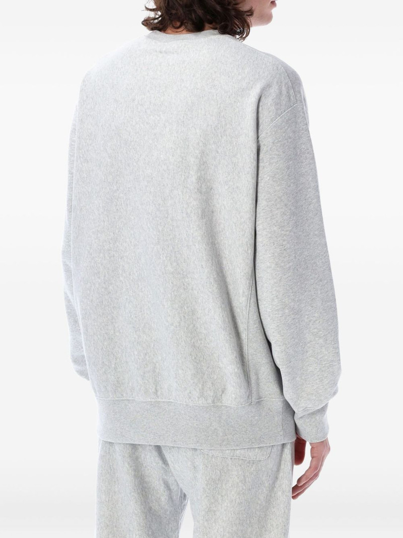 Champion logo-patch crew-neck sweatshirt outlook