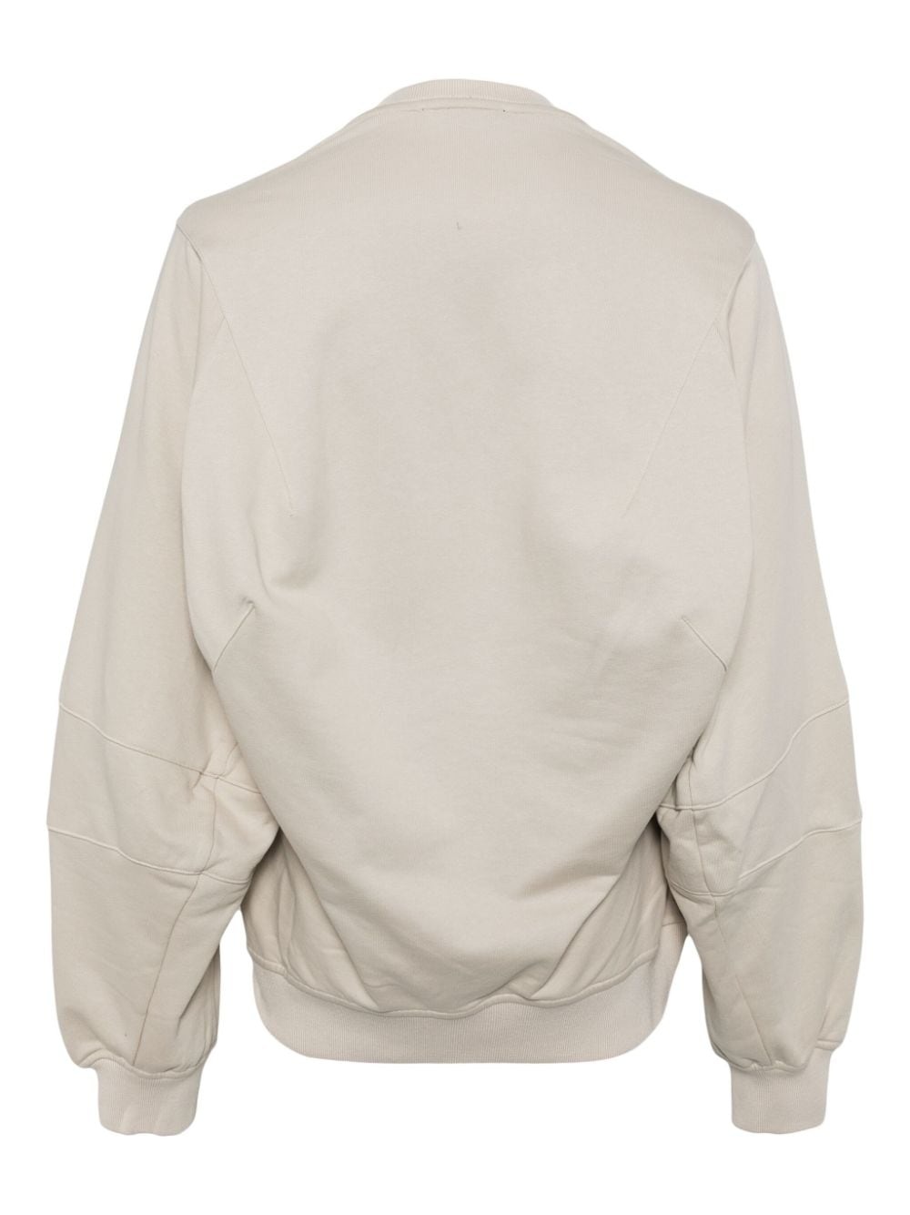 panelled cotton sweatshirt - 2