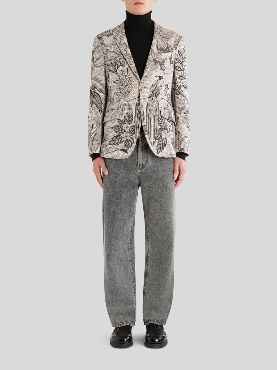 PRINTED JERSEY JACKET - 3