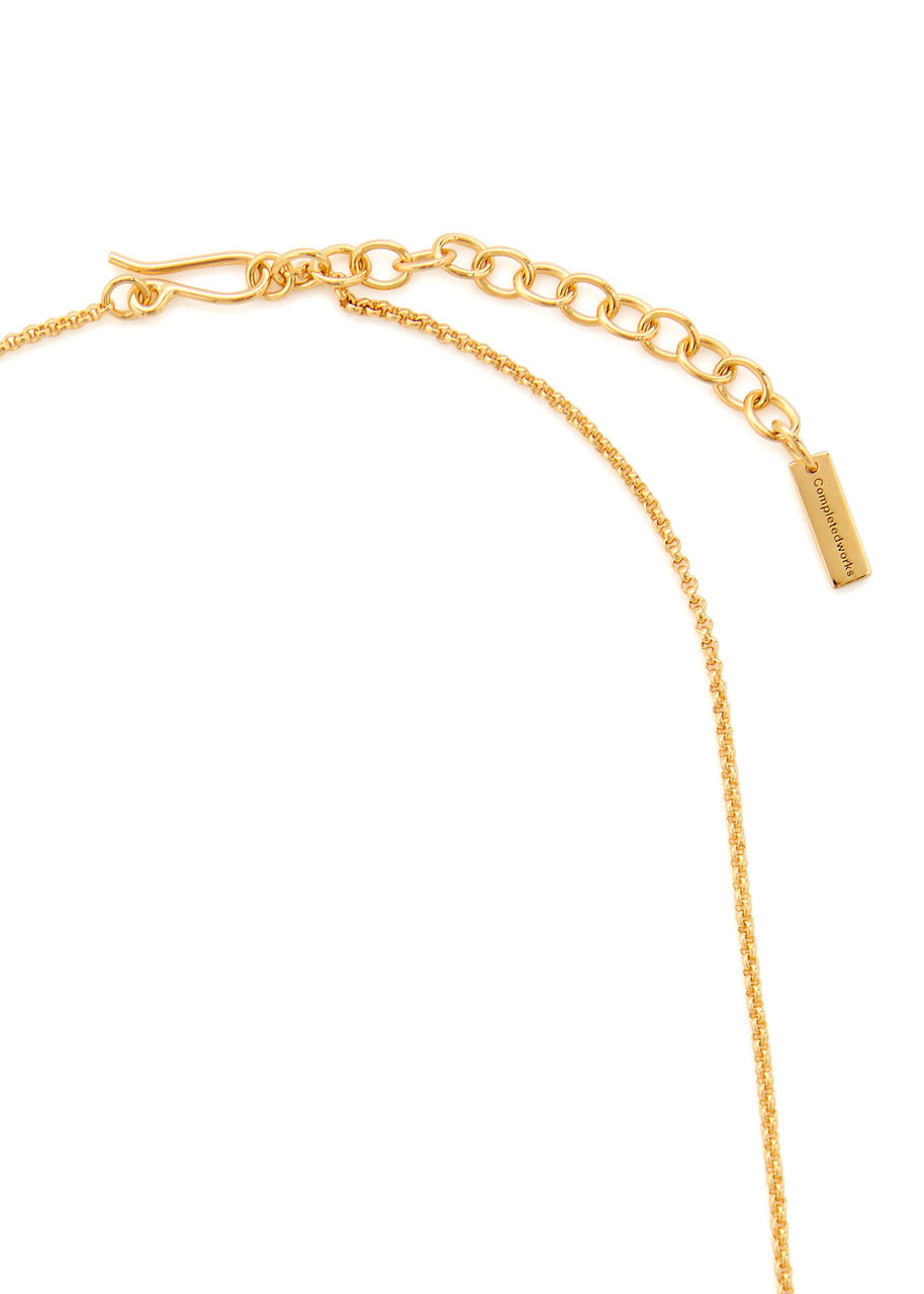 Completedworks Heart 18kt Gold-plated Locket Necklace - 4