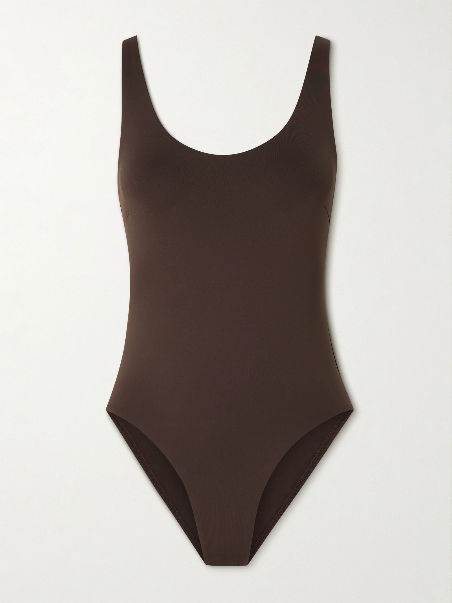 Scoop recycled swimsuit Dark purple - 1