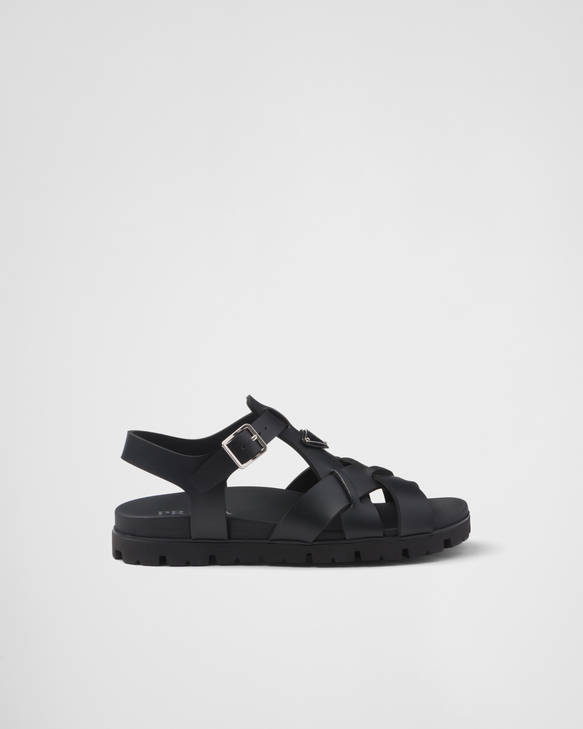 Crisscross rubber sandals - 2
