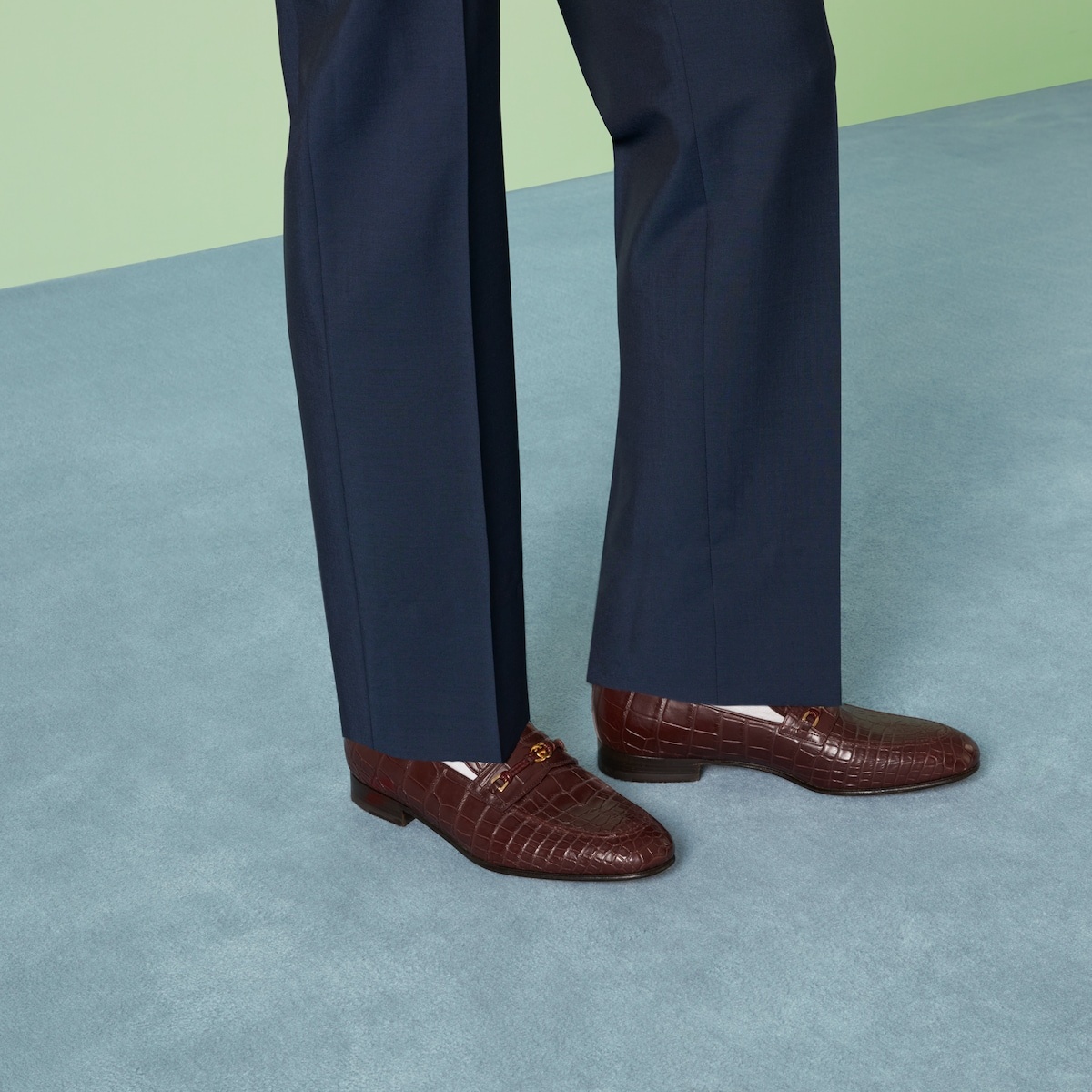 Men's loafer with Interlocking G - 3